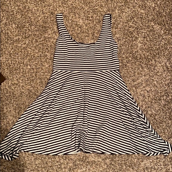 Sparkle & Fade Striped Short A-Line Dress - Picture 4 of 7